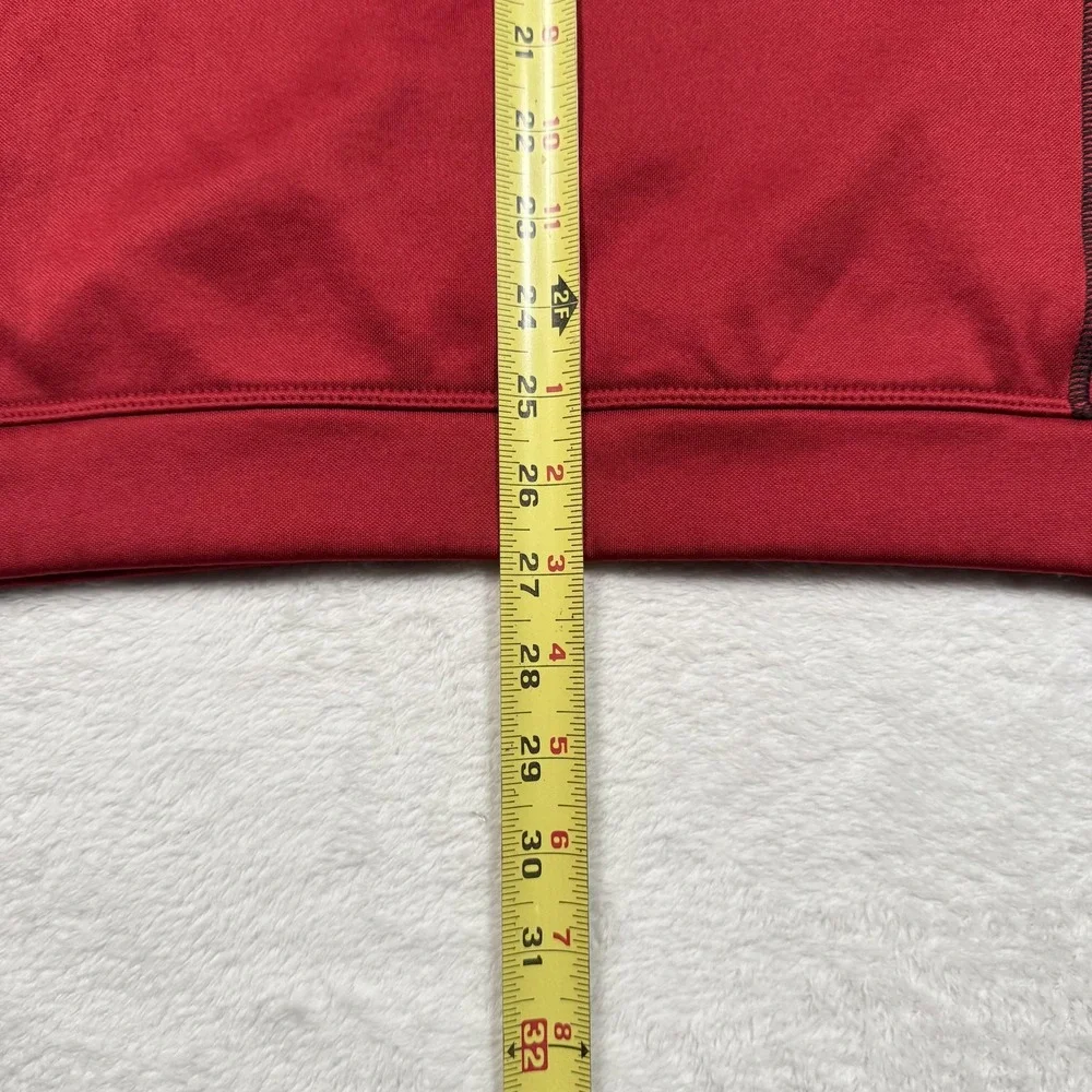Nike‎ Golf Pullover Mens XL Red Therma-FIT 1/4 Zip Fleece Performance Outdoor